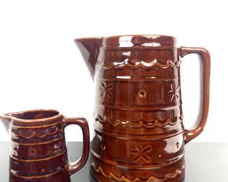 Vintage Marquest stoneware pitchers