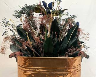 Antique copper wash bin by Revere 