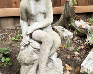 Garden Statue.......To register in order to place bids go to www.capitolsalesservices.hibid.com 