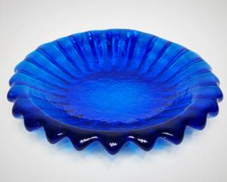 Vintage 1970s  Blenko Glass Bowl 6112 