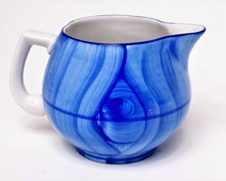 Hand painted creamer by the  Ebeling & Reuss Co from their  Czechoslovakia factory 