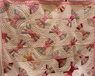 Early 1900s hand sewn quilt