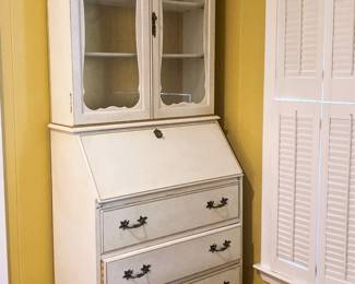 Vintage drop front secretary cabinet by Jasper Cabinet 
