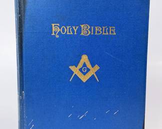 1920s Masonic Holy Bible 