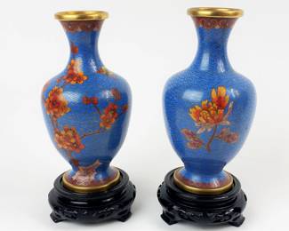 Cloisonne Vases 