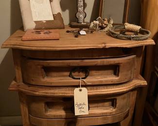 We have two of the bedside tables.