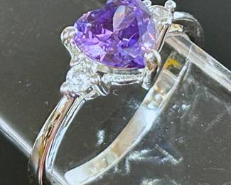 Silver ring size 7 & 3/4