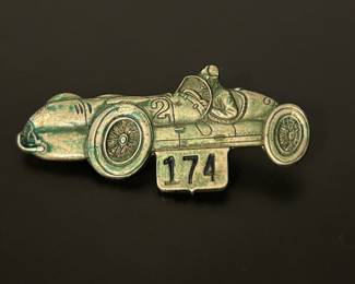 Indianapolis Motor Speedway 500 Pit Badge from 1947........To register in order to place bids go to www.capitolsalesservices.hibid.com 