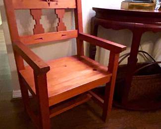 American Southwestern arm chair 