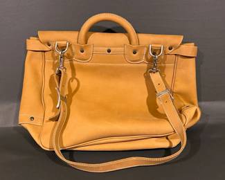 Leather bag by J. Peterman Company