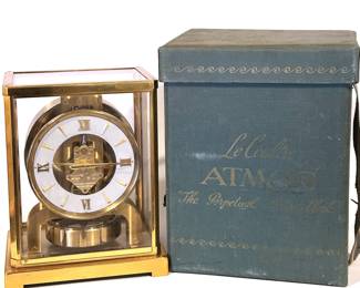 The original Atmos Clock box 