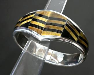 Mexican sterling silver cuff bracelet 