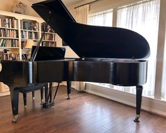 Baldwin SF 10 semi-concert grand piano with piano bench ........To register in order to place bids go to www.capitolsalesservices.hibid.com 
