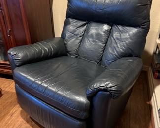 Leather recliner 