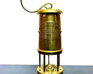 British Coal Mining Company Oil Lamp