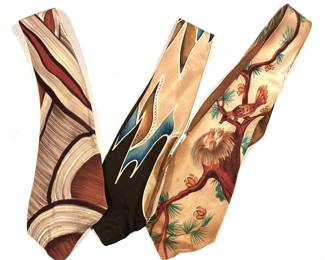 Vintage 1950’s men’s neckties 