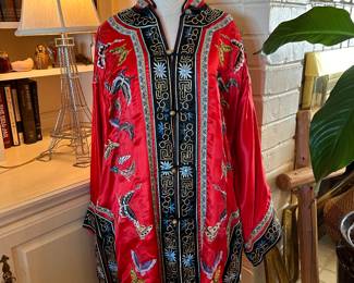 Chinese silk embroidery jacket
