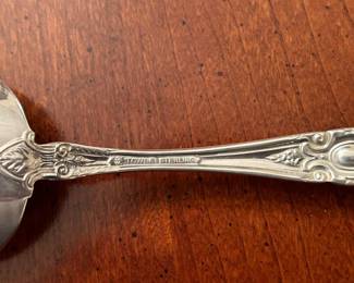 #6	 Sterling  flatware 1932 by Towle Silver King Richard  Service for 12 + serving pcs.  82 piece set with chest	 $2,500.00 	