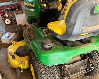 #45	2019 John Deere X390 Accel 54 Deep riding mower with only 34 hours! Comes with pull behind cart and bagger attachment	 $3,500.00 	
