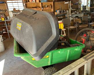 #45	2019 John Deere X390 Accel 54 Deep riding mower with only 34 hours! Comes with pull behind cart and bagger attachment	 $3,500.00 	