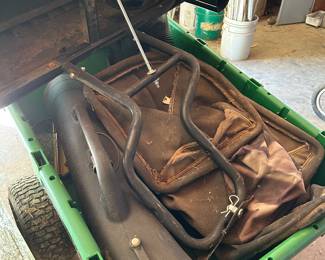 #45	2019 John Deere X390 Accel 54 Deep riding mower with only 34 hours! Comes with pull behind cart and bagger attachment	 $3,500.00 	