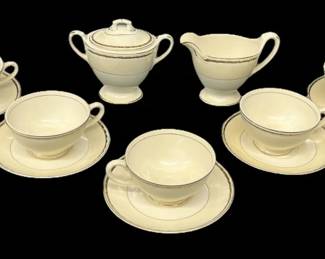 Homer Laughlin Georgian Tea Set