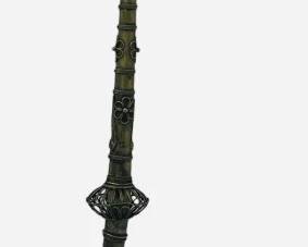 Vintage Elephant Head Brass Pipe