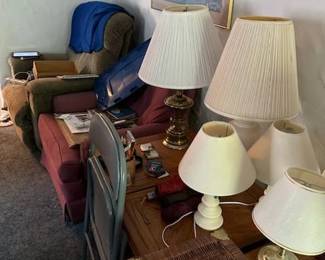 Lamps and end Tables