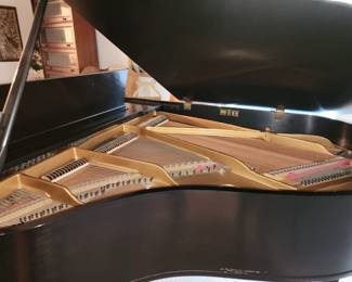 View Inside Baby Grand