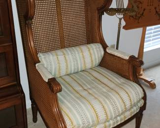 Midcentury High Back Arm Chair