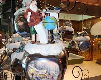 There are 60 Thomas Kinkade Silver Christmas Bell Ornaments