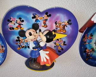 Disney Mickey Mouse Wall Plaques in 3-D