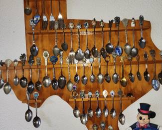 Nice Spoon Collection - Texas Wall Spoon Rack