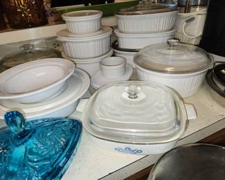 Vintage Corning Ware Casserole Dishes
