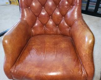 Pair of Leather Office Chairs