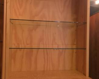 Display Cabinet with glass shelves