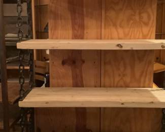 Bookcase / display with Chain link sides