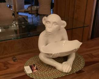 Ceramic monkey