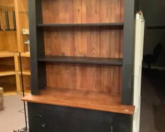 Pine cupboard  painted black