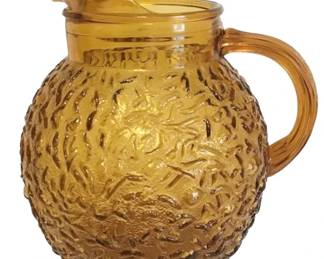 Vintage Amber Pitcher