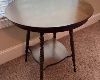 Antique Solid Wood Lamp Table