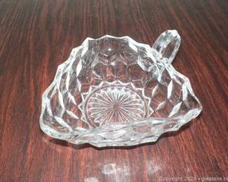 Fostoria Three Cornered Handled Bowl