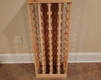 Nice Wooden Wine Rack Holds 44 Bottles