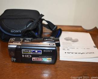 Sony Handycam with Case