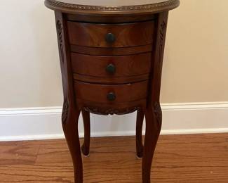 Vintage Solid Wood Side Table