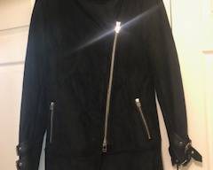Black Zipper Coat
