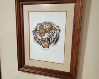 Guy Coheleach tiger print