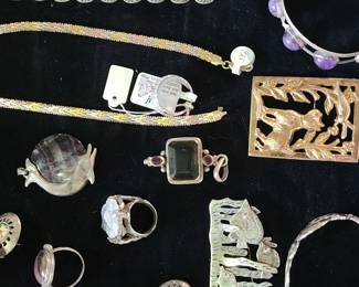 Assorted Sterling jewelry 