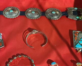 Assorted Turquoise jewelry 