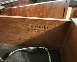 Lot 2 - Henredon "Folio Fourteen" Lighted Breakfront Cabinet